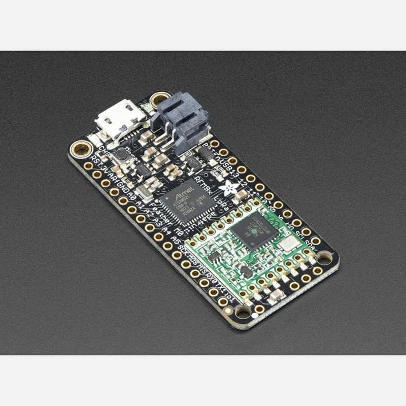 Adafruit Feather M0 с радио RFM95 LoRa - 900 МГц