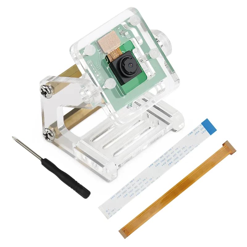 Камера Freenove 5MP 8MP для Raspberry Pi 5 4 B 3 B+ A+ Zero 2 W Jetson Nano, регулируемый держатель, угол обзора 62 ° 120 °, выход 1080P 720P