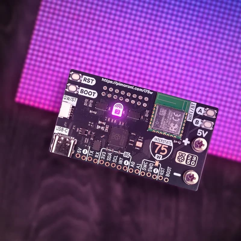 Interstate 75 W (RP2350) - Драйвер светодиодной матрицы RGB