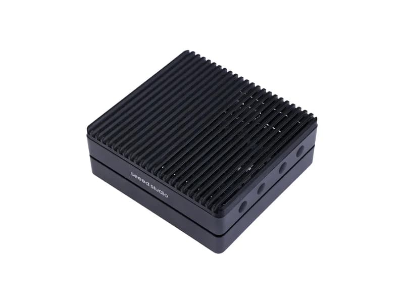 reComputer J4012-Edge AI-устройство с модулем NVIDIA Jetson Orin NX 16 ГБ, 4xUSB 3.2, слотом M.2 Key E и Key M, алюминиевый корпус, предустановленная система Jetpack с NVIDIA JetPack на твердотельном накопителе NVMe емкостью 128 ГБ