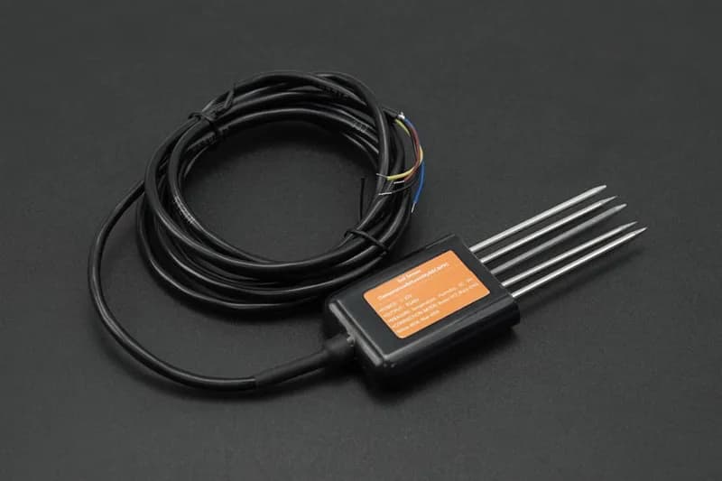 MODBUS-RTU RS485 Датчик влажности почвы, температуры, pH и EC 4-в-1
