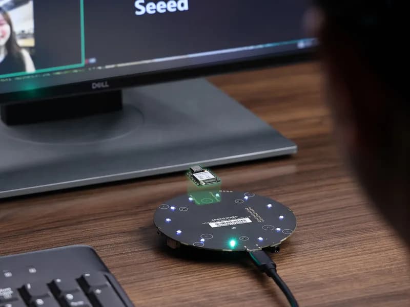 reSpeaker XMOS XVF3800 с XIAO ESP32S3 — массив из 4 микрофонов на базе искусственного интеллекта для четкой передачи голоса даже в шуме