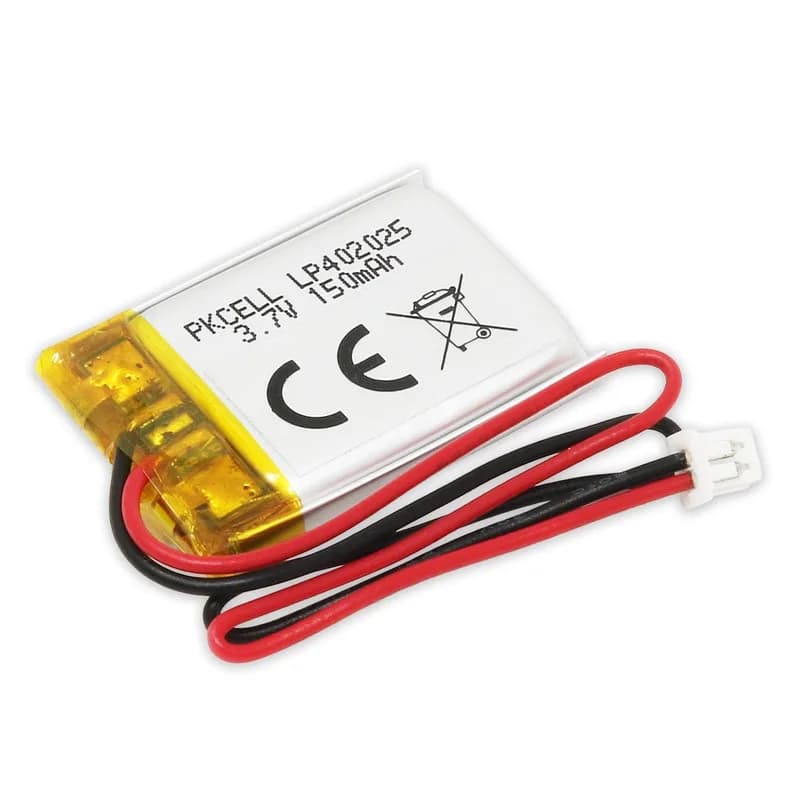 LiPo аккумулятор 150 мАч, 3,7 В, разъем PicoBlade 1,25 мм