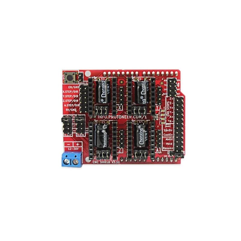 Arduino CNC Shield V3.51 — совместимость с GRBL v0.9 — используются драйверы Pololu