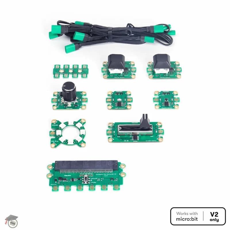 Kittenbot Jacdac Kit A с адаптером для micro:bit V2
