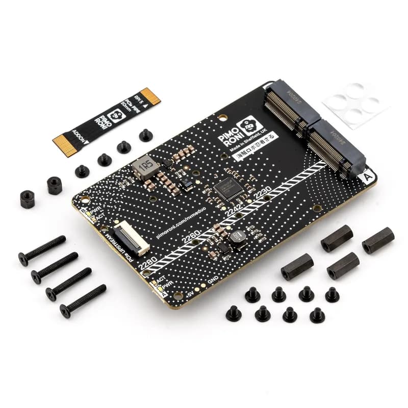 Базовый дуэт NVMe для Raspberry Pi 5