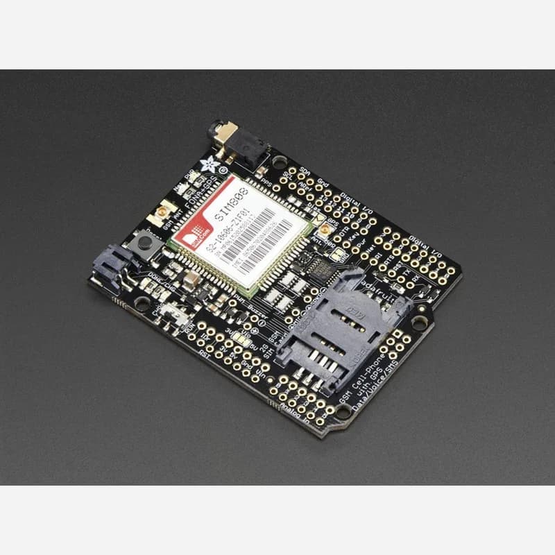 Adafruit FONA 808 Shield - Мини сотовая связь GSM + GPS для Arduino