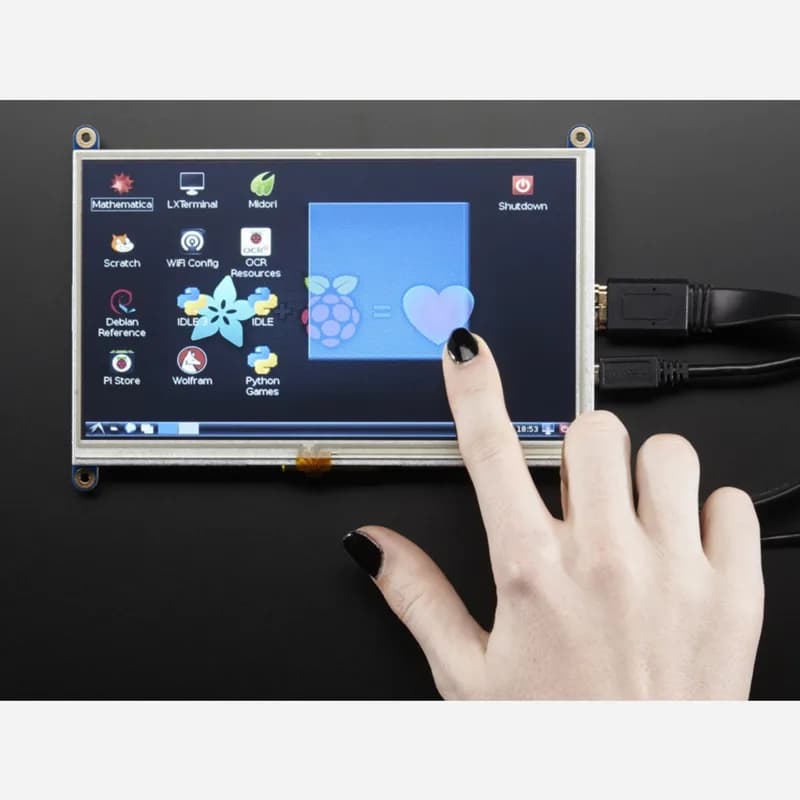 Рюкзак с дисплеем HDMI 7 800x480 - с сенсорным экраном