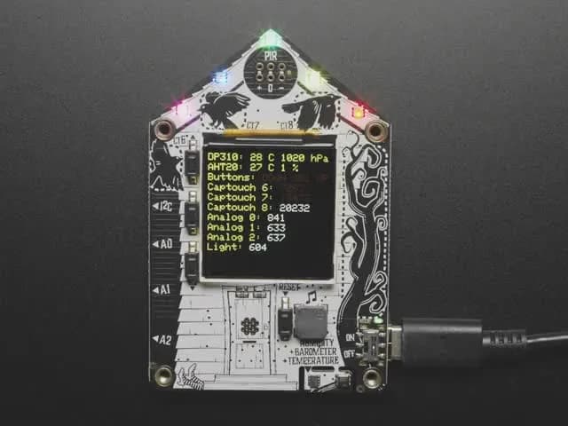 Adafruit FunHouse - Совет по разработке домашней автоматизации Wi-Fi