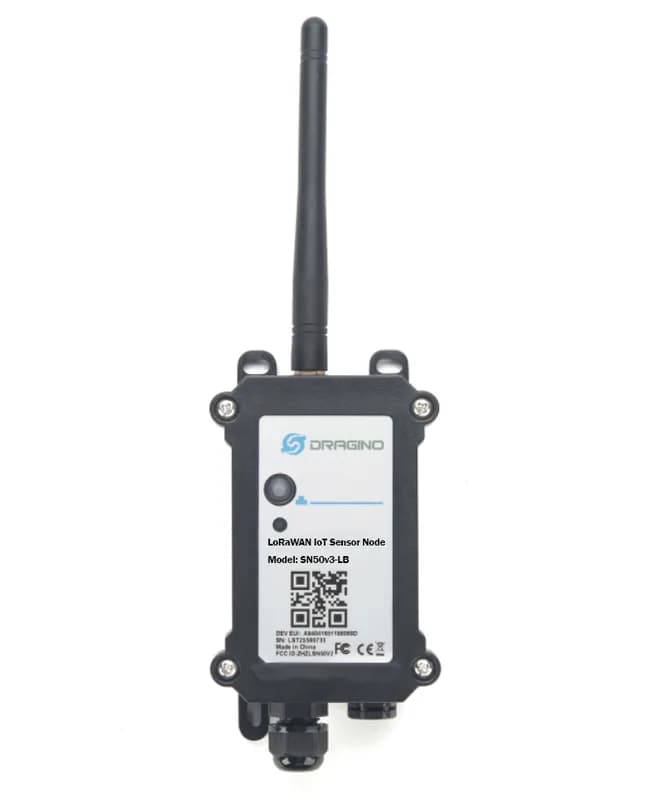 Dragino SN50v3-LB-EU868-16 Водонепроницаемый узел беспроводного датчика LoRaWAN дальнего действия