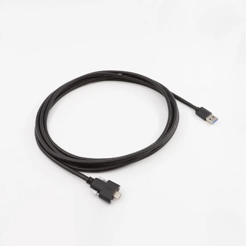 Кабель USB 3.0 Type-C с двойной винтовой блокировкой