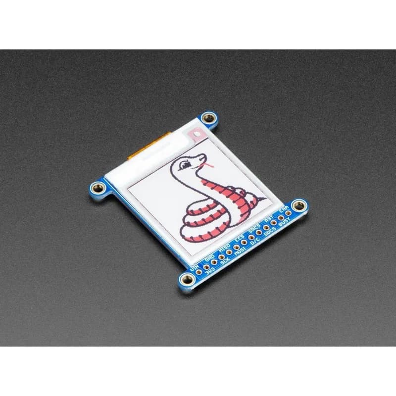 Adafruit 1.54 Трехцветный дисплей для электронных чернил / электронной бумаги с SRAM — красный, черный, белый