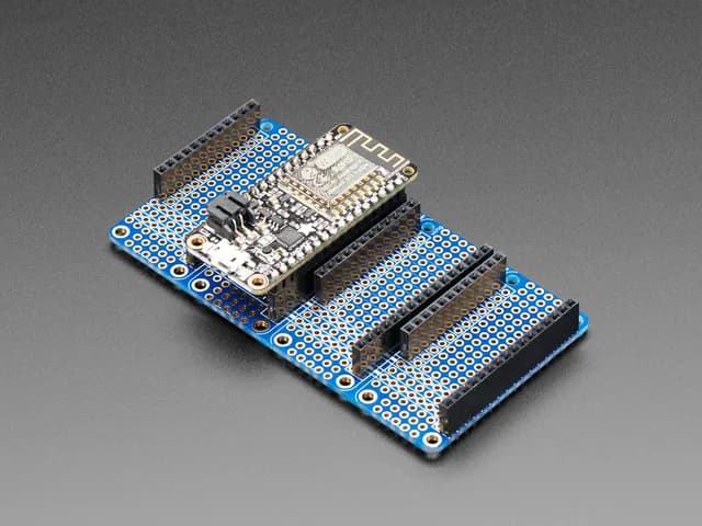 Комплект Adafruit Quad Side-By-Side FeatherWing с жатками