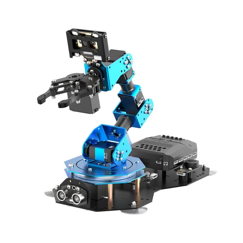 Настольный программируемый робот-манипулятор Hiwonder xArm AI с искусственным зрением и голосовым взаимодействием, поддержкой Arduino, Scratch и Python, расширением сенсора