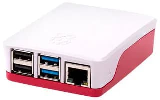Корпус Raspberry Pi® 4 Model B — красный и белый