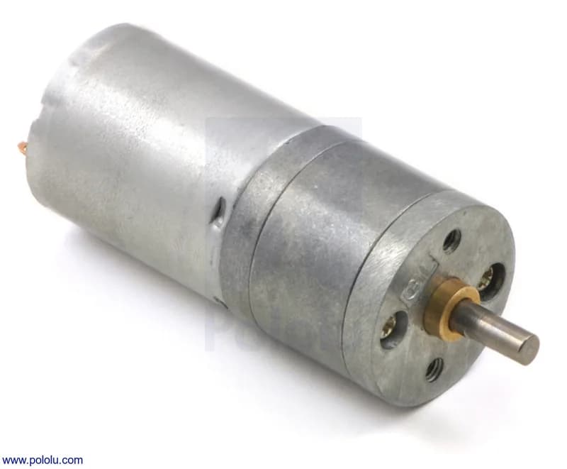 9.7:1 Металлический мотор-редуктор 25Dx48L мм HP 6V