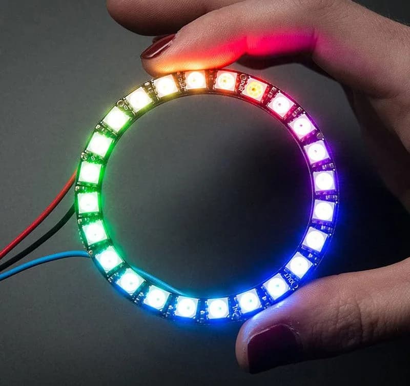 NeoPixel Ring 24 x 5050 RGB светодиод со встроенными драйверами
