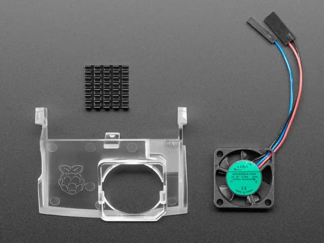 Официальный вентилятор и радиатор корпуса Raspberry Pi 4
