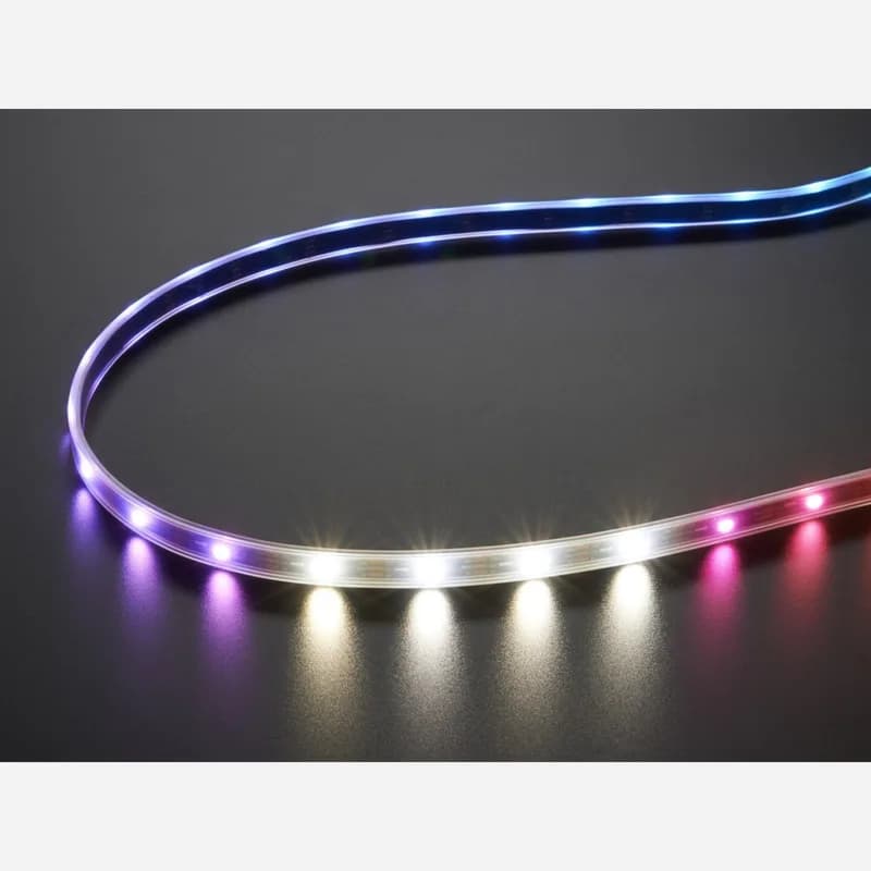 Светодиодная лента Adafruit NeoPixel Digital RGBW — черная печатная плата, 30 светодиодов/м