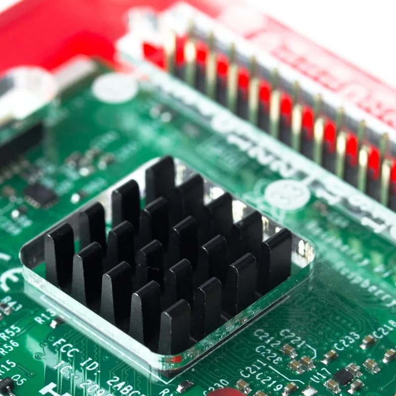 Радиатор Raspberry Pi 3 — 6 мм (работает с HAT)