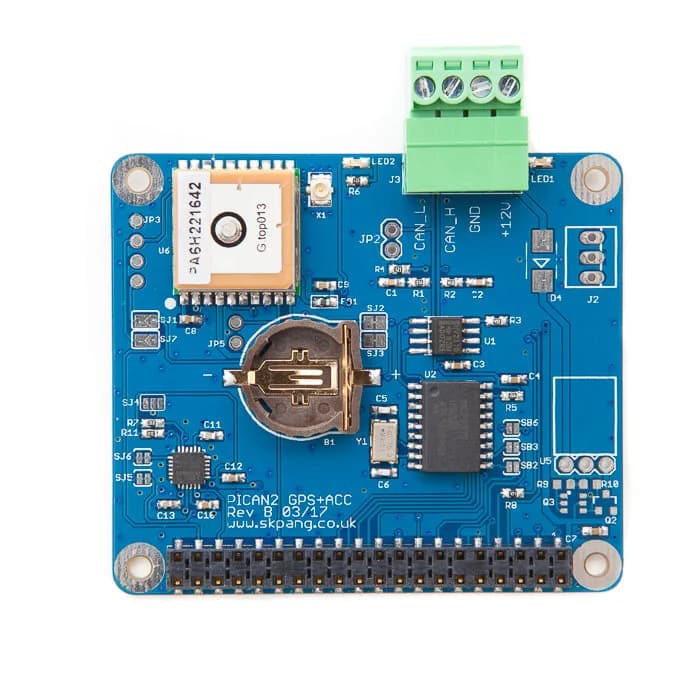 PiCAN с GPS + гироскопом + акселерометром CAN-шина для Raspberry Pi 3