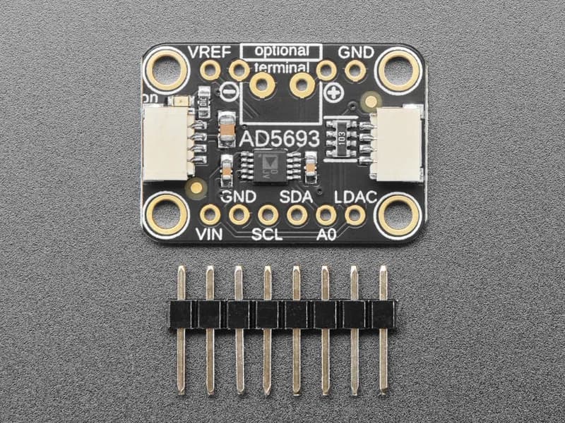Коммутационная плата Adafruit AD5693R — 16-битный ЦАП с интерфейсом I2C STEMMA QT/qwiic