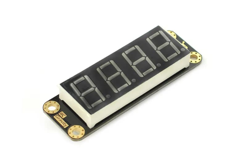 Откройте для себя модуль 4-цифрового светодиодного сегментного дисплея с I2C!