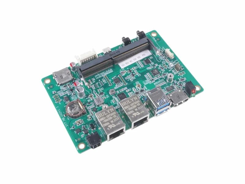 EX1-Несущая плата с двумя портами Ethernet для Jetson Nano/Xavier NX/TX2 NX с двумя портами Ethernet, слотом для SIM-карты и множеством контактов (I2C, UART, GPIO и т. д.)