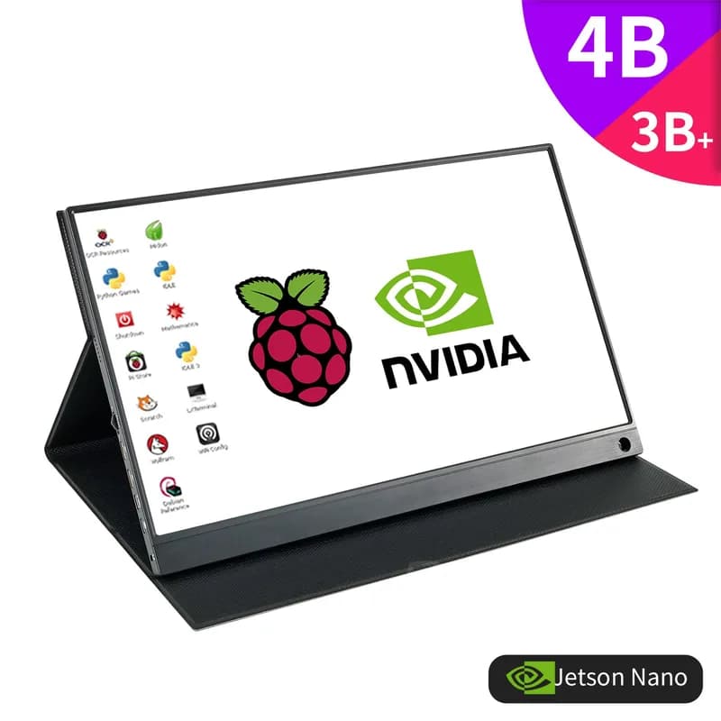 Yahboom 15,6-дюймовый сенсорный HD-экран, совместимый с Raspberry Pi/Jetson NANO/RDK