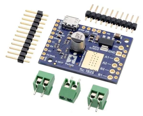 Pololu Tic T825 USB мультиинтерфейсный контроллер шагового двигателя