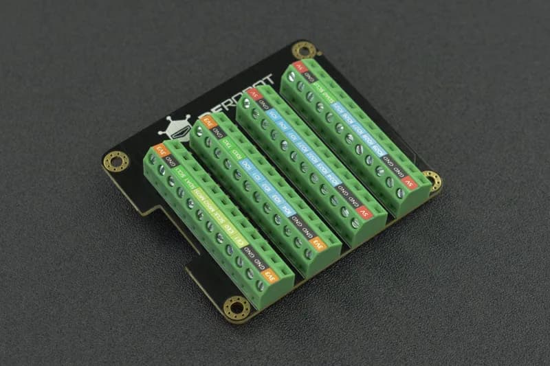 Клеммный блок Raspberry Pi 4B GPIO HAT