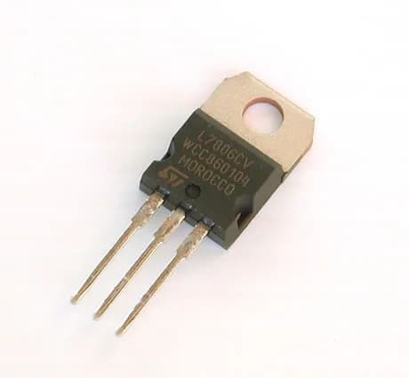 LM317T 3-контактный регулируемый регулятор