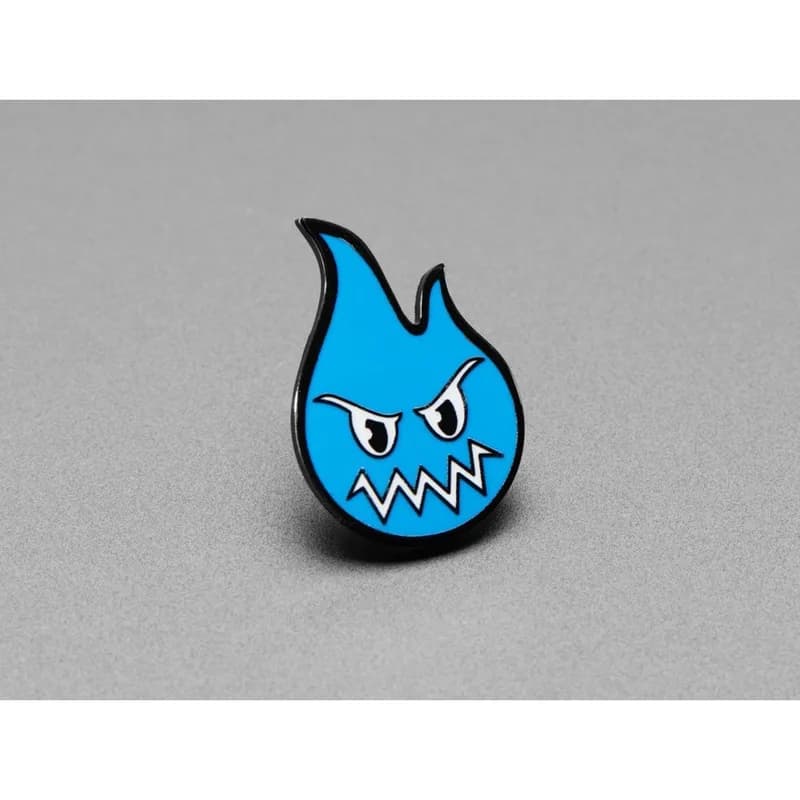 Эмалированная булавка Sparky the Blue Smoke Monster, ограниченная серия