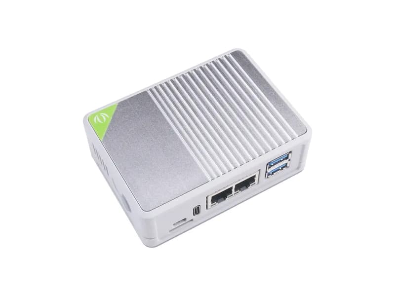 с вычислительным модулем Raspberry Pi 4, Dual Gigabit Ethernet, 4 ГБ ОЗУ/32 ГБ eMMC
Особенности