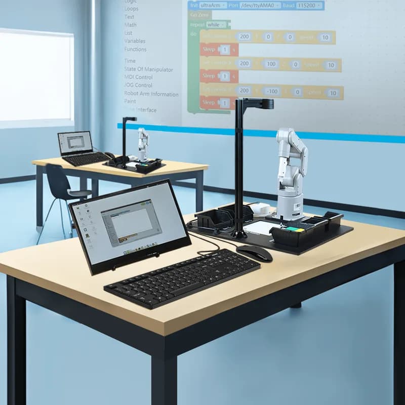 Набор роботов для лаборатории5 MechArm Pi + 5 комплектов AI от Elephant Robotics