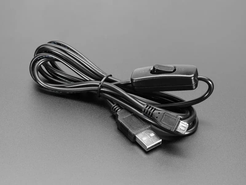 USB-кабель питания только с переключателем — A на MicroB
