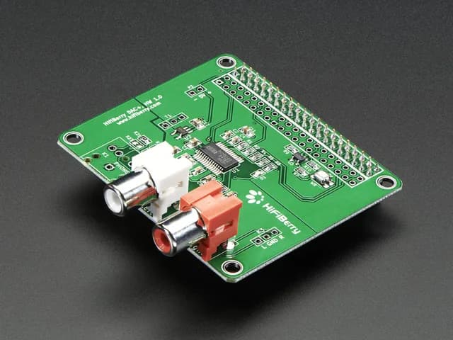 HiFiBerry DAC+ HAT - Стандартный RCA
