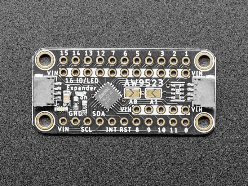 Расширитель GPIO и светодиодный драйвер Adafruit AW9523 - STEMMA QT / Qwiic