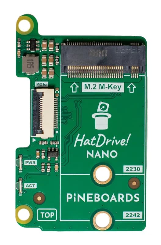 Сосновые доски HatDrive! Nano (NVMe 2230, 2242 GEN 3) для Raspberry Pi 5