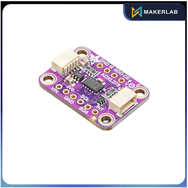 Adafruit ADXL375 — Акселерометр High G (+-200g) с I2C и SPI — STEMMA QT / Qwiic | Код: 5374