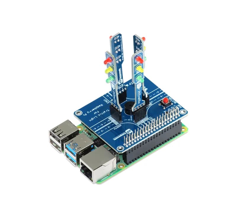 PiTraffic - Щит светофора Raspberry Pi