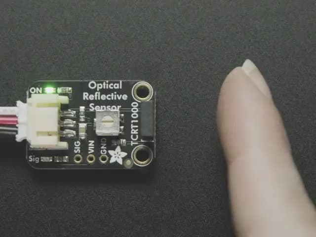 Adafruit STEMMA Светоотражающий датчик фотопрерывания — TCRT1000