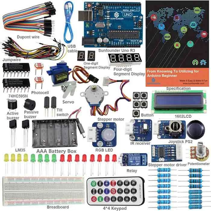 Суперстартовый комплект SunFounder для Arduino Uno R3