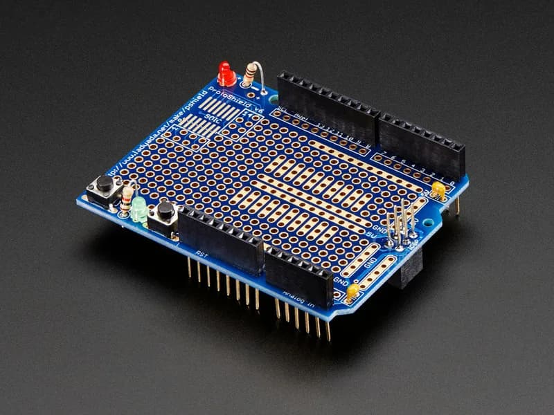 Комплект Adafruit Proto Shield для Arduino в разобранном виде — штабелируемая версия R3