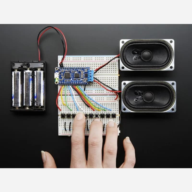 Звуковая плата Adafruit Audio FX — триггер WAV/OGG — 2 МБ памяти со стереоусилителем 2,2 Вт