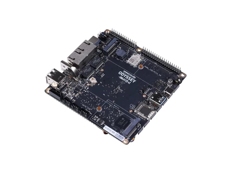 ODYSSEY — X86J4125864 v2 (Win11 Enterprise Activated) (TELEC) — мини-ПК с 64 ГБ eMMC, Linux и Arudino Core, двумя сетевыми адаптерами 2,5 Gigabit Ethernet, выходом 4K, RP2040, рассеиванием тепла вентилятором