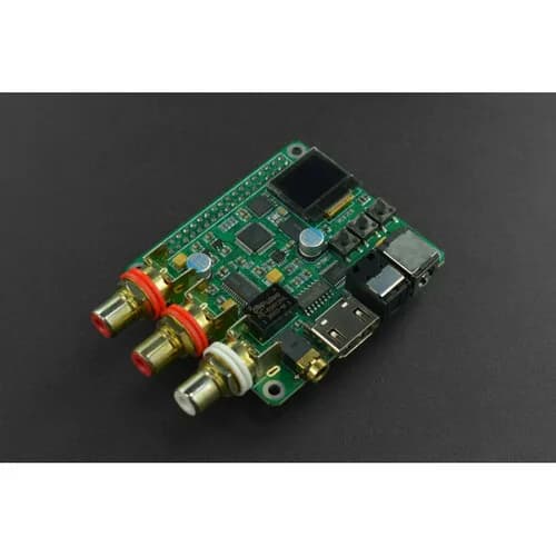 Плата аудиодекодера ЦАП для Raspberry Pi 3B+/4B