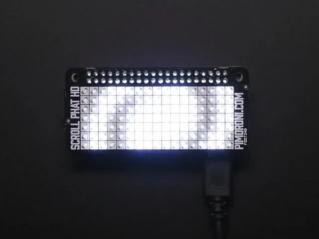 Pimoroni Scroll pHAT HD – Светодиодная матрица для Raspberry Pi Zero