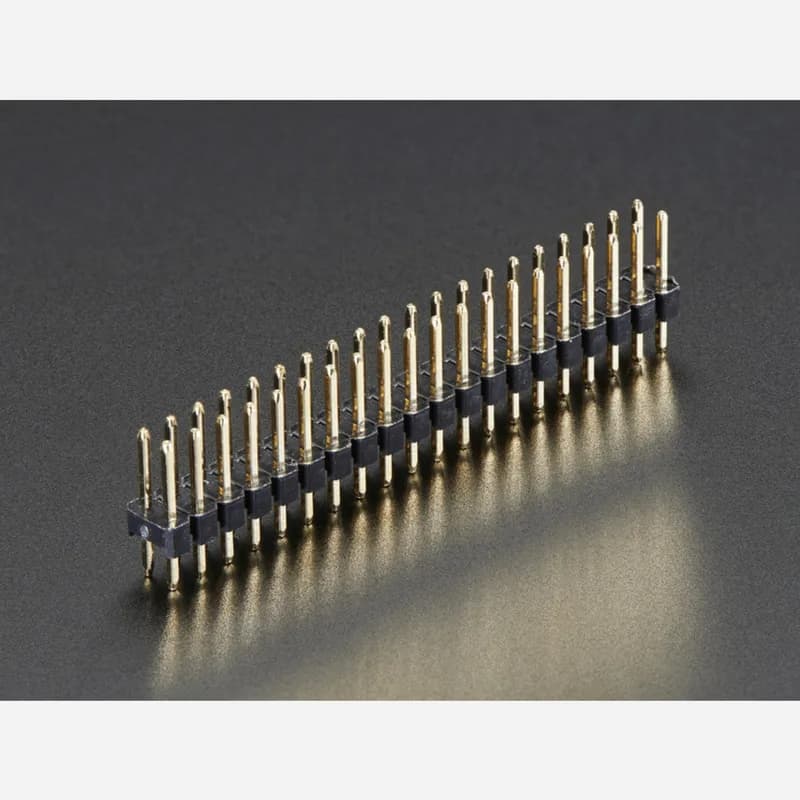 Отрывная 0,1 2x20-контактная полоска с двойным штекерным разъемом
