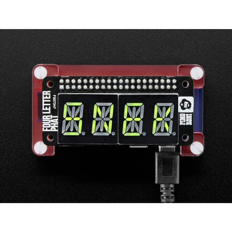 Четырехбуквенный pHAT Pimoroni для Raspberry Pi Zero